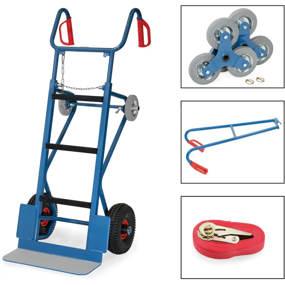 FETRA 11050 Chariot diable pour appareil,complet charge 400 kg