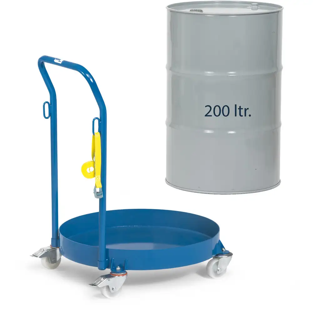 FETRA 13610 Rouleurs pour fûts 200 L étanche avec dossier
