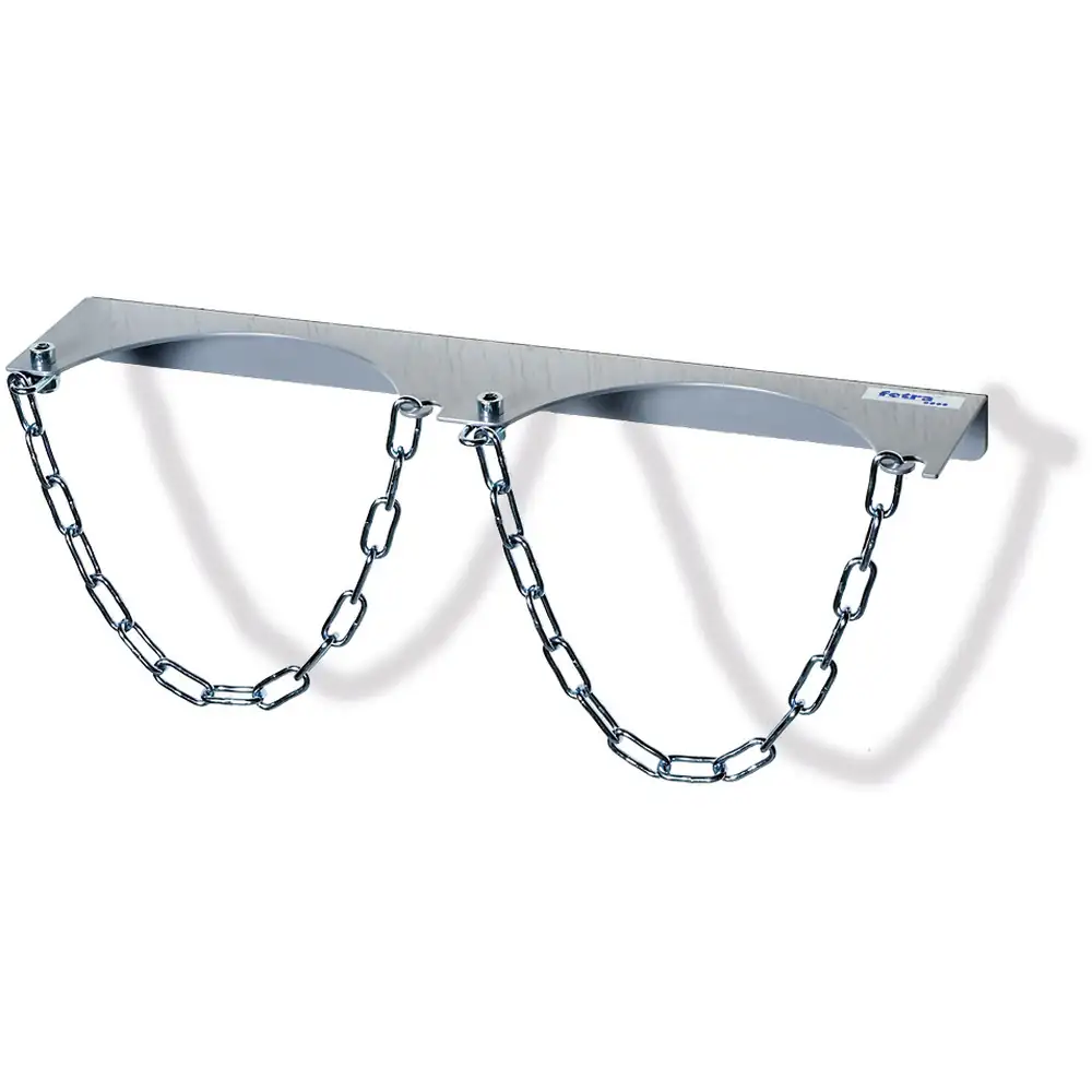 [51214] Support mural pour 2 bouteilles diamètre 140 mm FETRA.51214