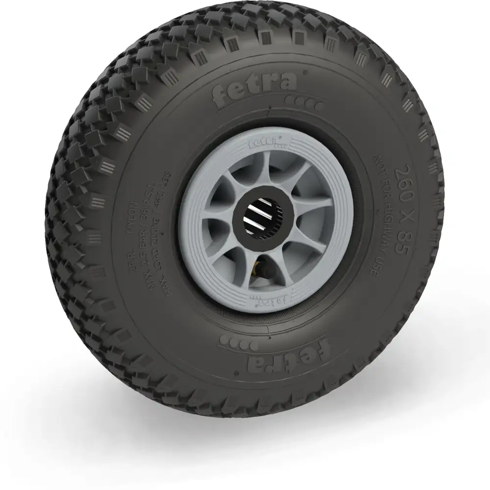 FETRA Roue gonflable 260 x 85 mm - 4 PR crampons