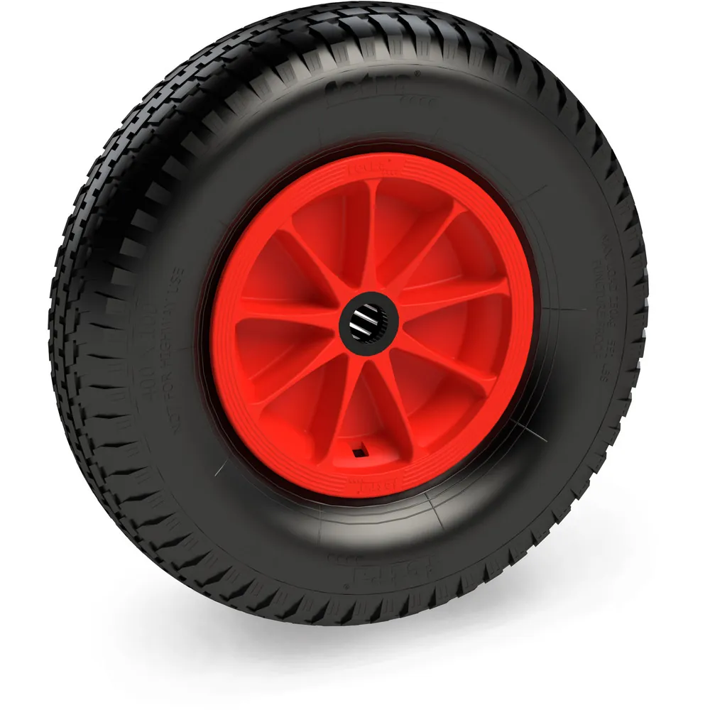 [72621R] FETRA Roue mousse PU 400 x 100 mm - crampons