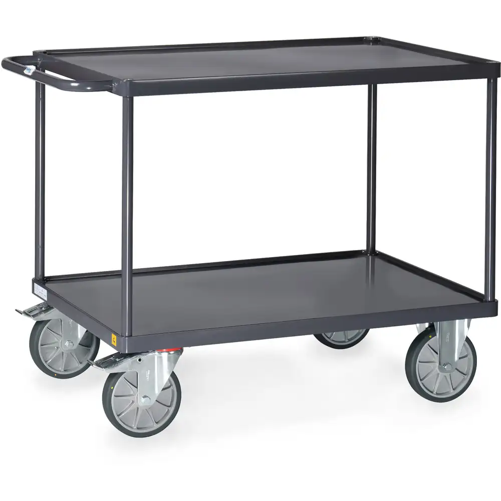 FETRA 9403W Servante ESD 9403W - tôle d'acier avec rebord