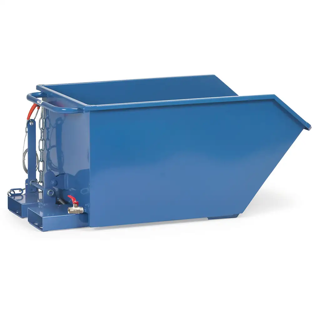 [6230A] FETRA Benne basculante 300 l, sans roues avec robinet (Standard, Standard)