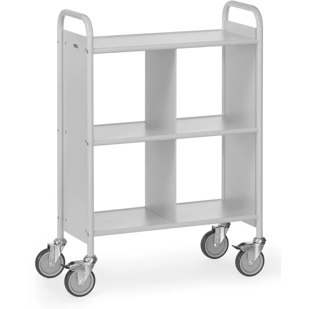 [4872] FETRA 4872 Chariot de bureau gris avec séparation (Standard)