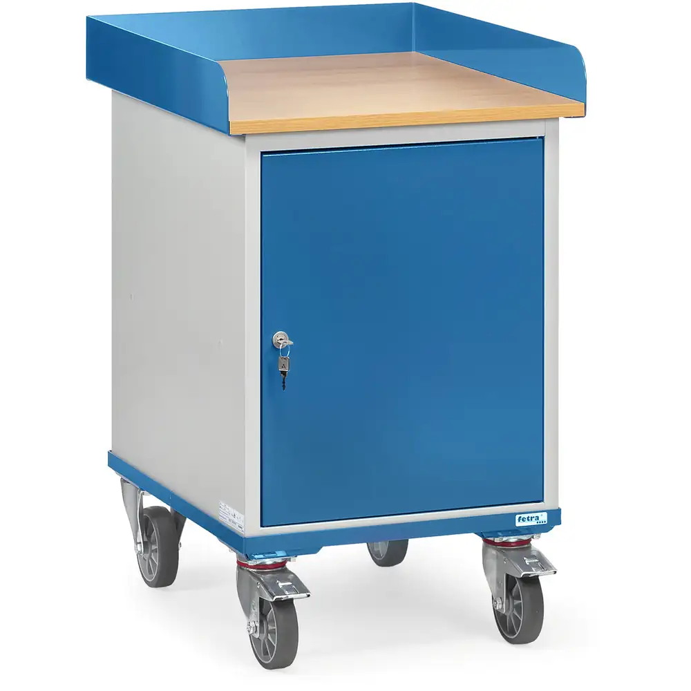 [2445] FETRA 2445 Placard roulant avec plan de travail à rebord (Standard, Standard, Standard, Standard, Standard)