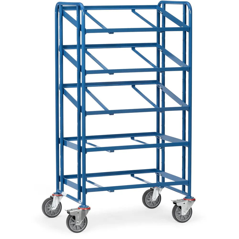 [1370] FETRA Servante pour bacs, armature ouverte, 5 plateaux