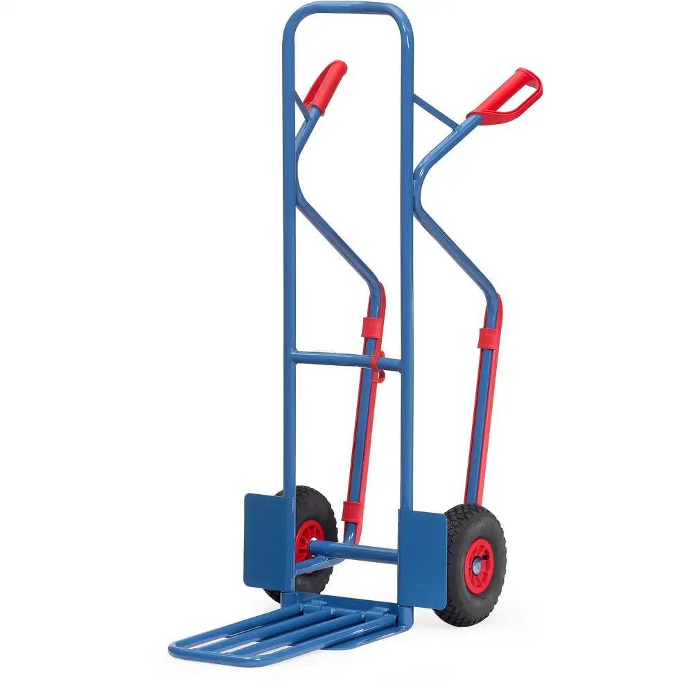 FETRA K1331L Diable acier à bavette rabattable K1331L