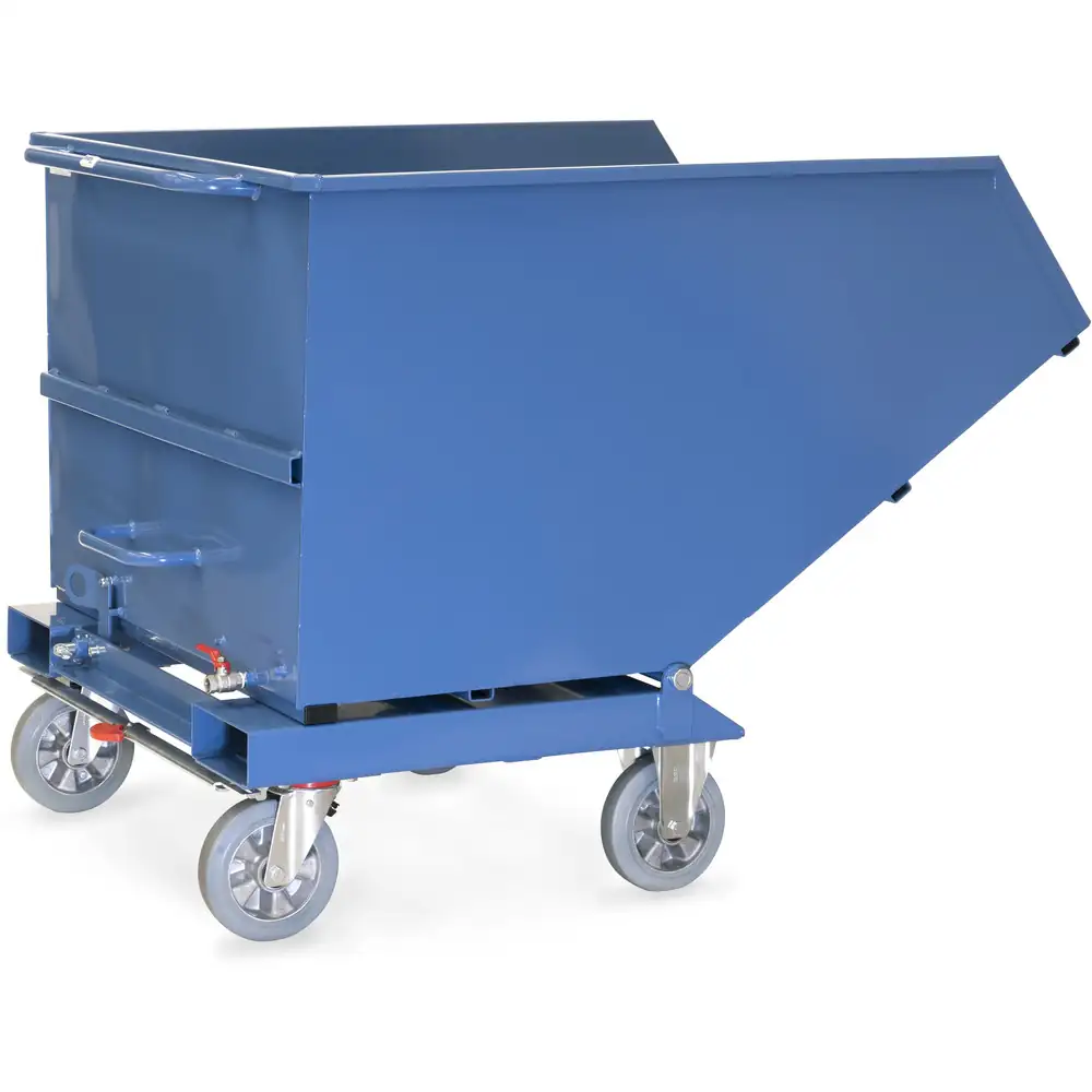 FETRA 4704A Chariot benne basculante 800 l avec robinet