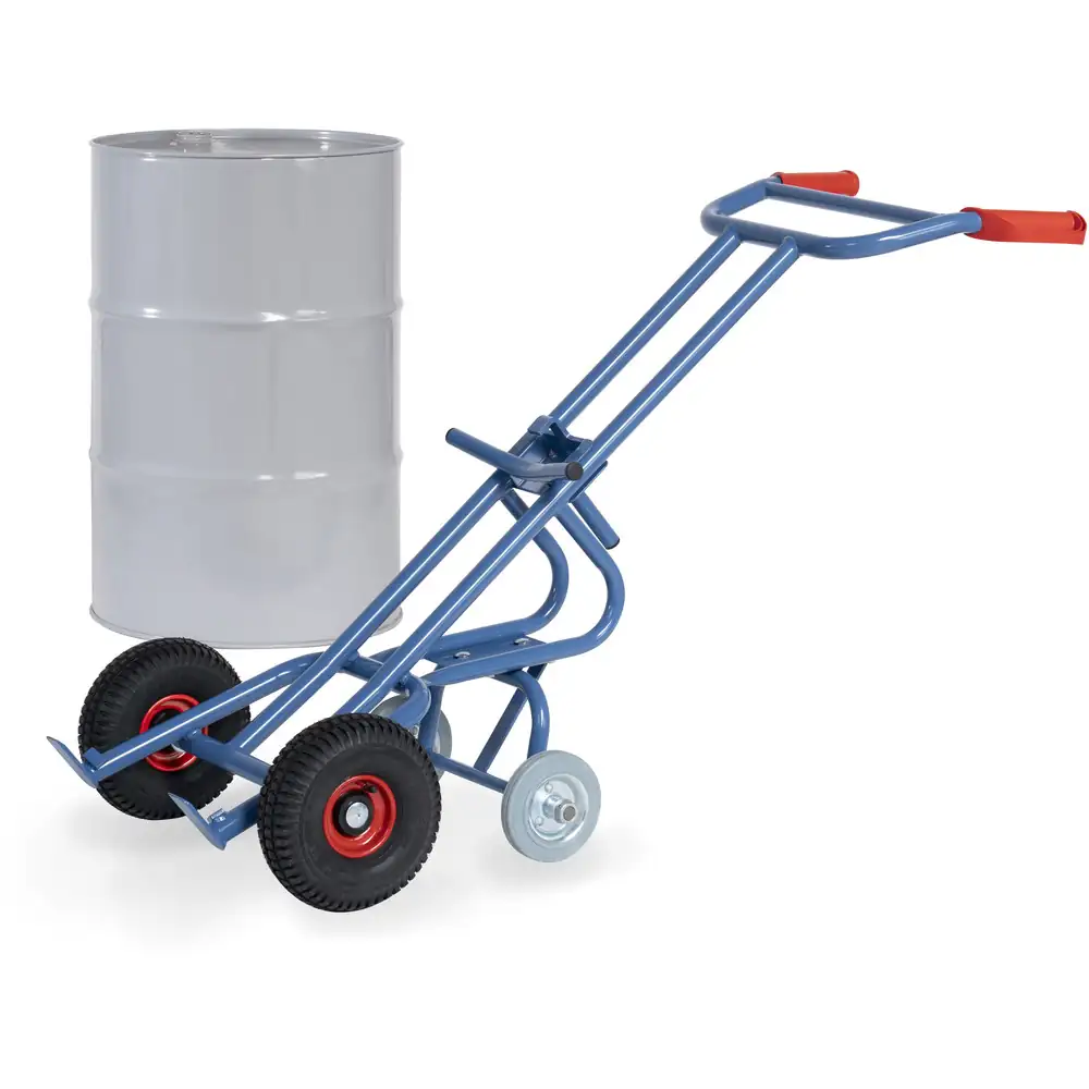 FETRA 2079 Diable à fûts 2079 chg 300 kg avec roues d'appui