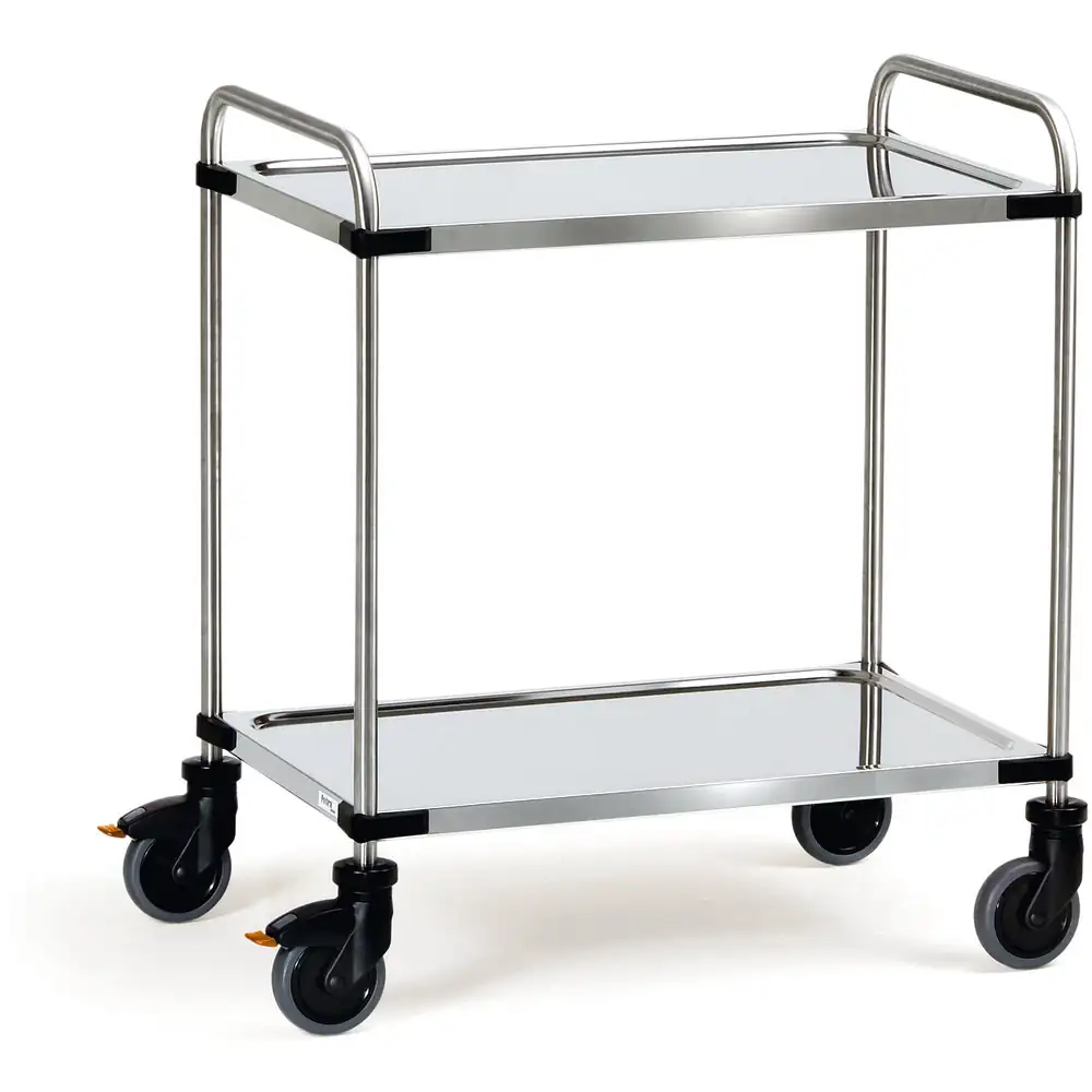 FETRA 5017 Chariot inox 2 plateaux