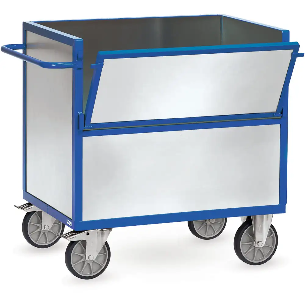 [2823] FETRA Chariot caisse en tôle zinguée (Standard, Standard, Standard, Standard, Standard, Standard, Standard)