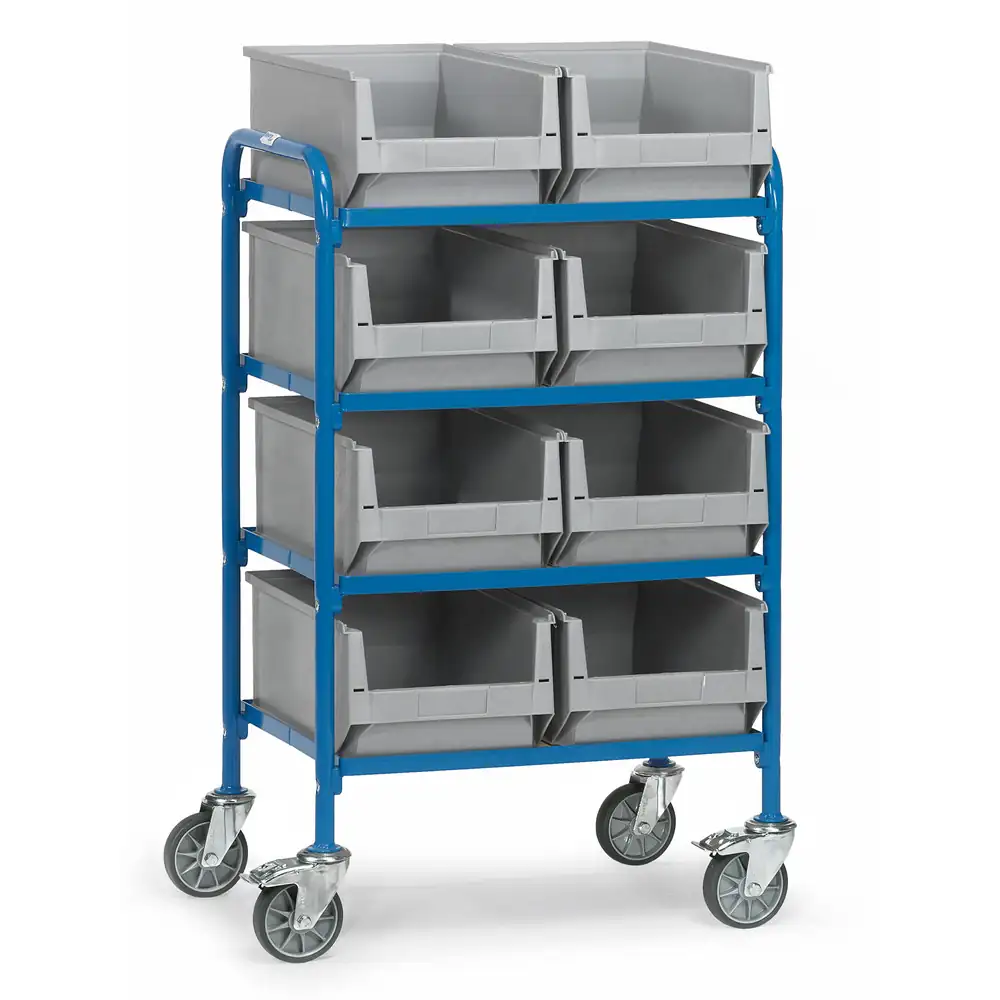 FETRA 32931 Servante pour bacs 32931 - avec 8 bacs