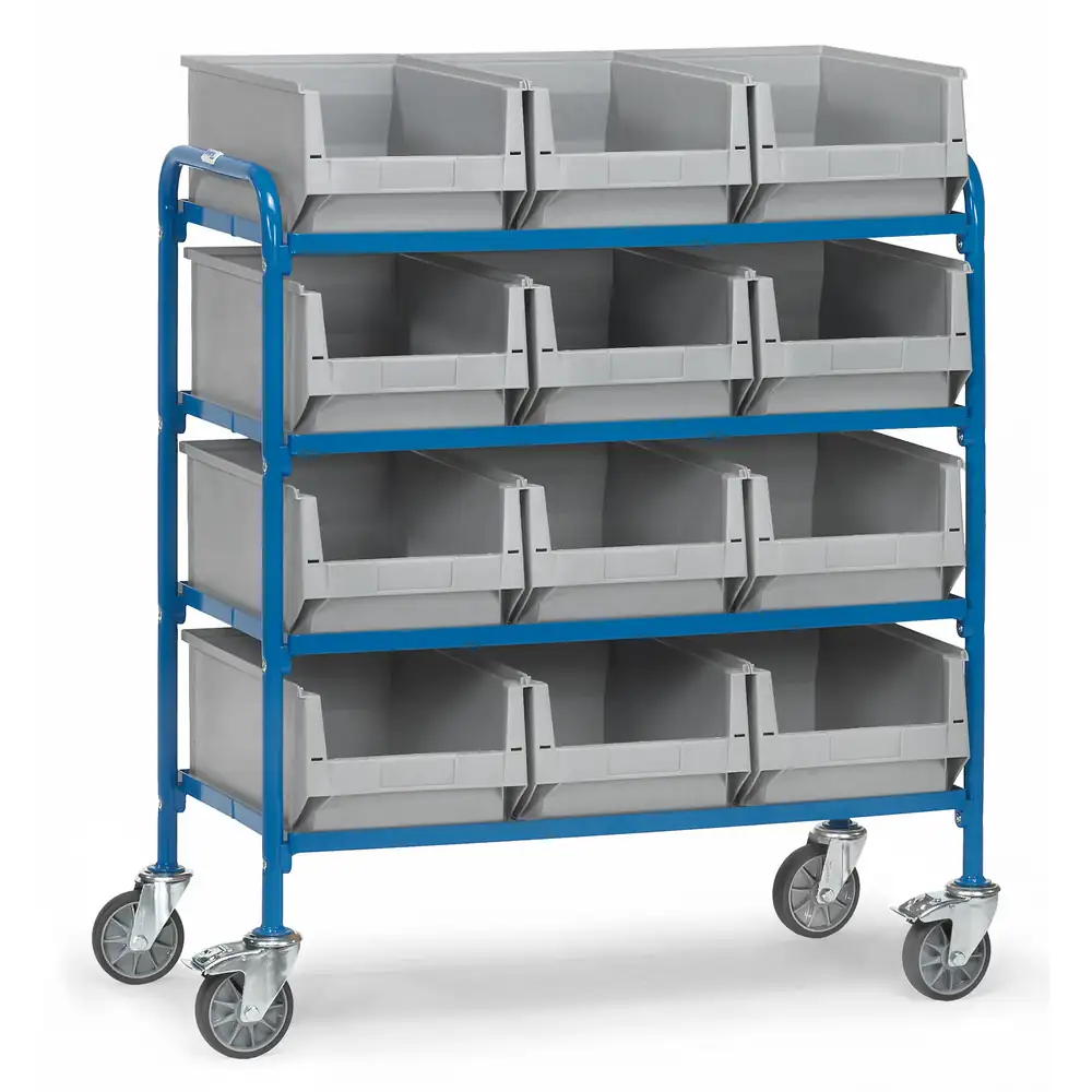 FETRA 32941 Servante pour bacs 32941 - avec 12 bacs