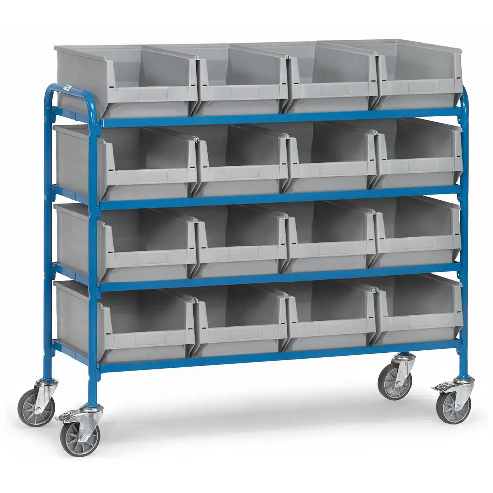 FETRA 32951 Servante pour bacs 32951 - avec 16 bacs