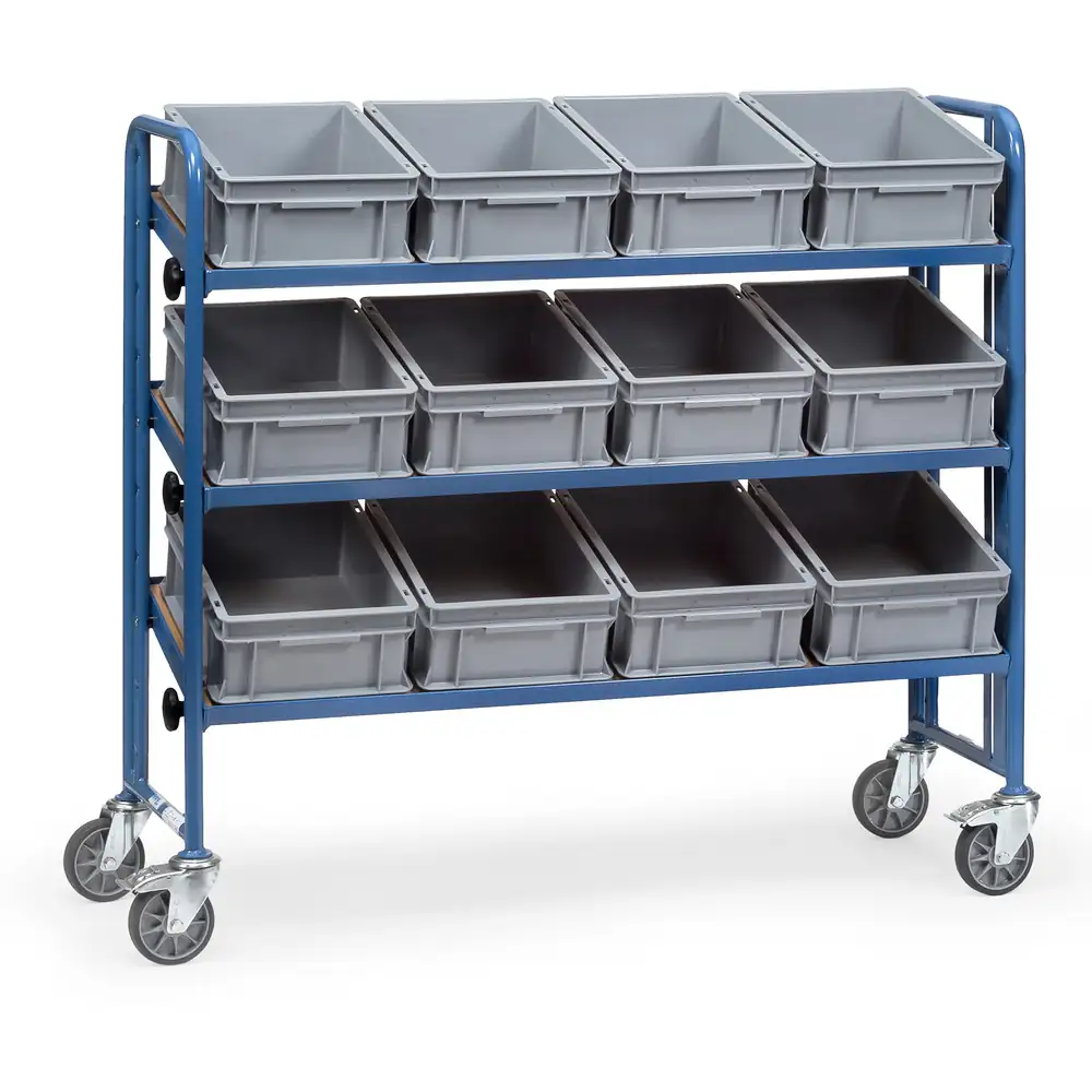 [2884] FETRA 2884 Chariots de mise à disposition 2884 - avec 12 bacs (Standard)