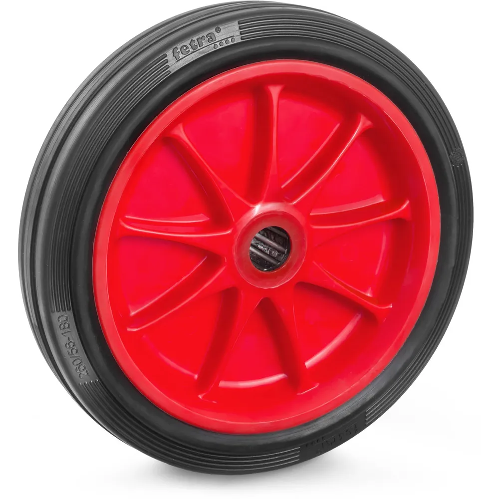 FETRA Roue à bandage caoutchouc 260 x 56 mm