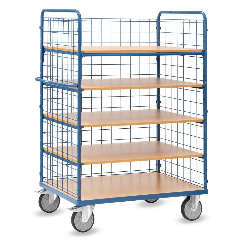 FETRA Chariot grillagé à plateaux 600 Kg