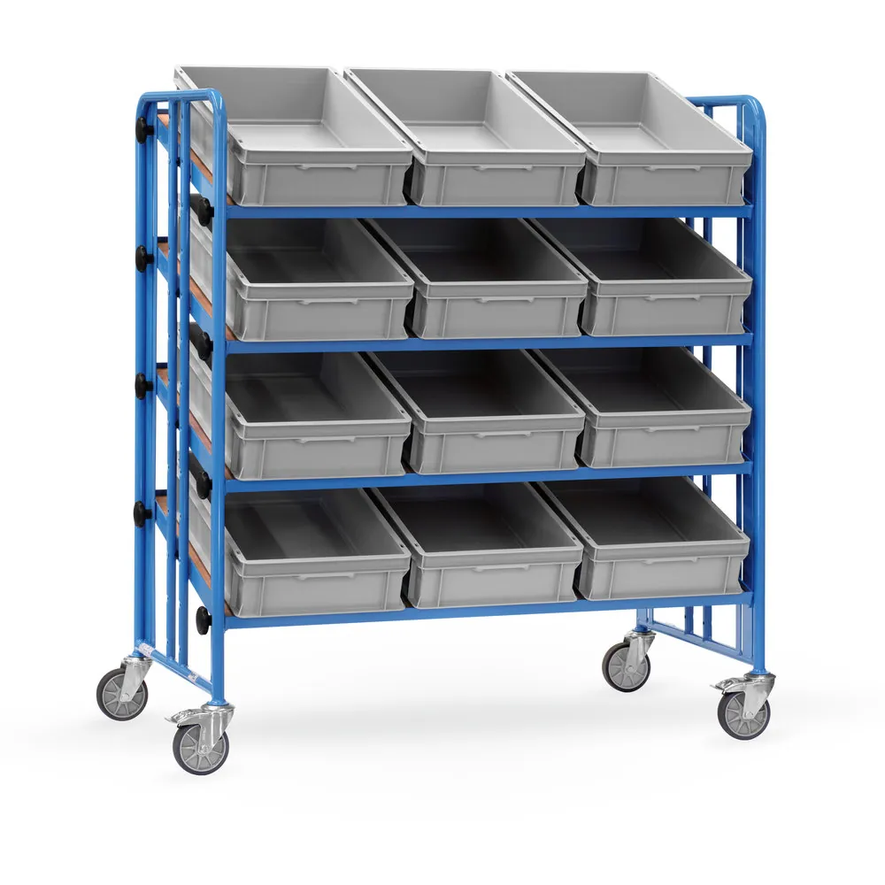 [2896] FETRA Chariot de mise à disopisition 2896 - avec 12 bacs