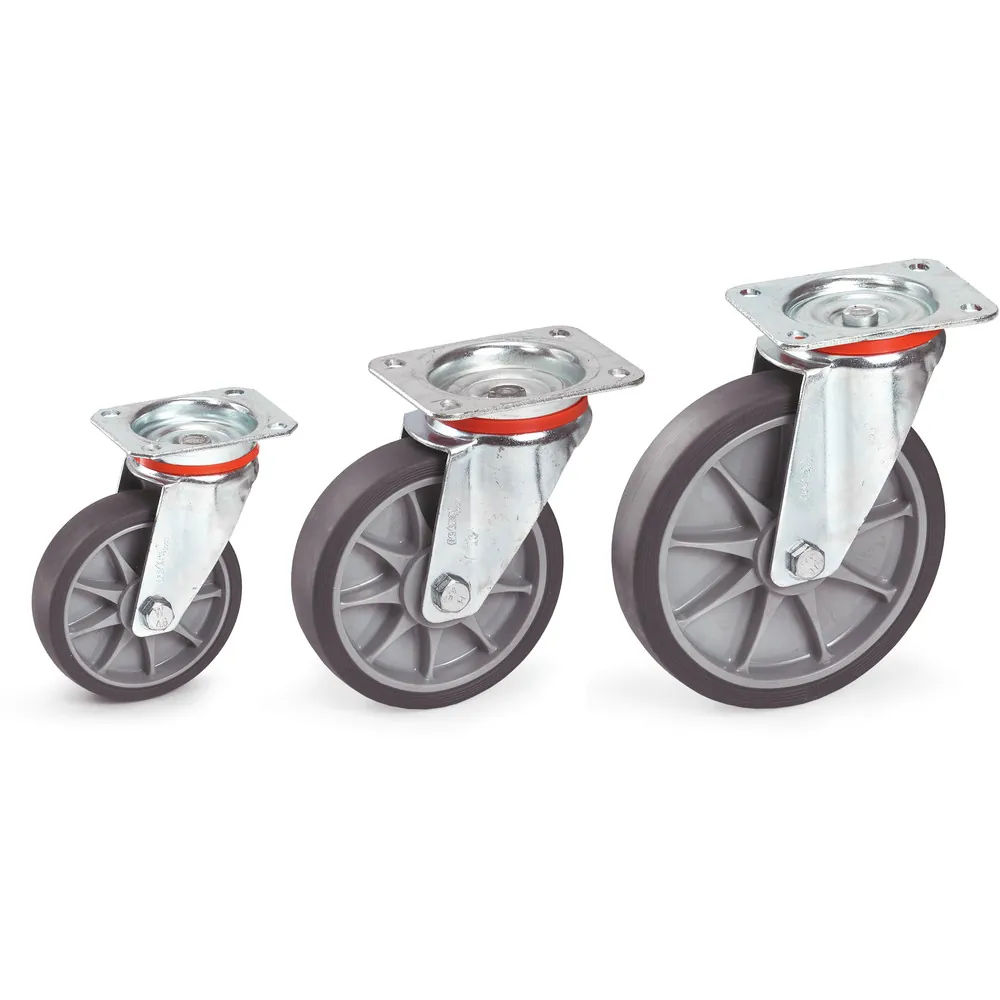 [71602] FETRA Roues pivotantes TPE (élastomère thermoplastique)