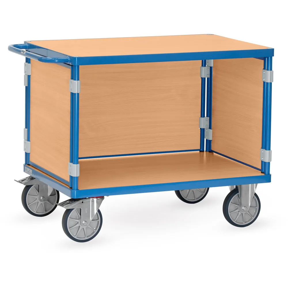 [3403] FETRA Servante 600 kg, 2 plateaux, à 3 ridelles