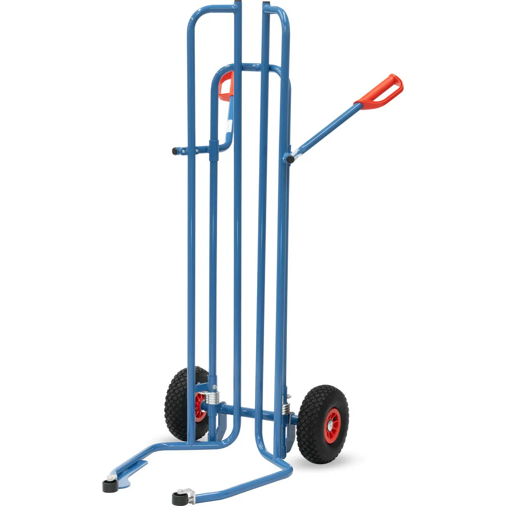 FETRA Diable pour pneumatique avec rouleaux de démarrage