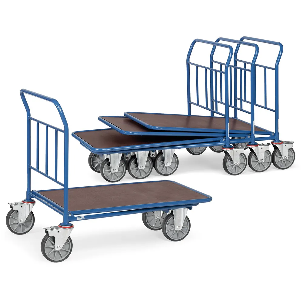 FETRA Chariot emboîtable, plateau antidérapant hydrofuge