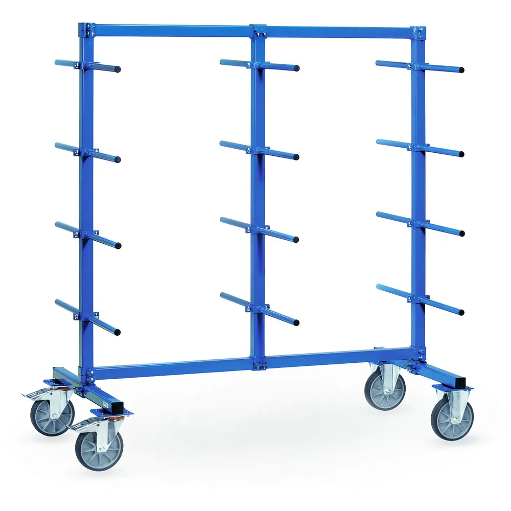 [4624-1] FETRA Chariot à barres de portée horizontales en PVC