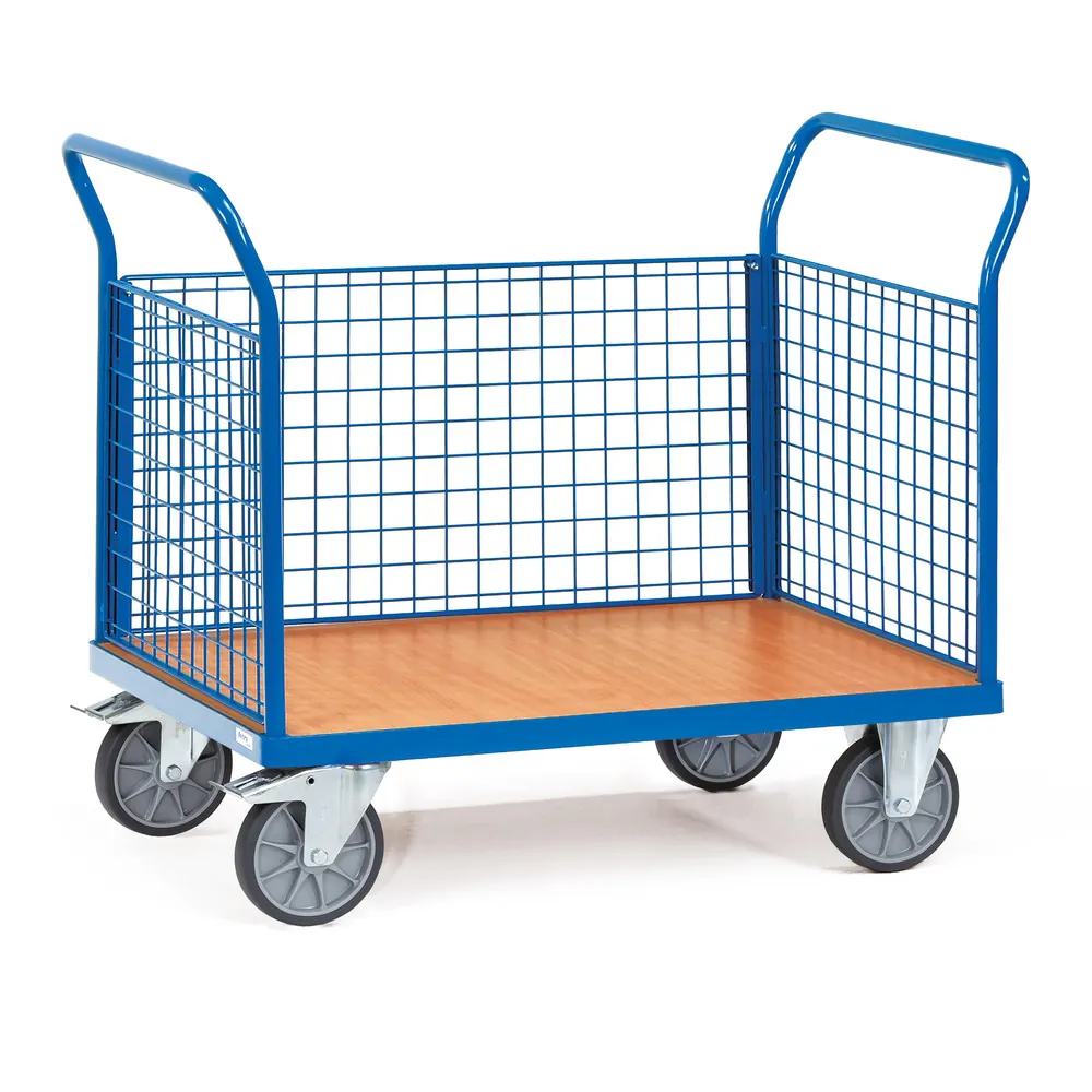 [1531] FETRA chariot 3 ridelles en treillis métallique