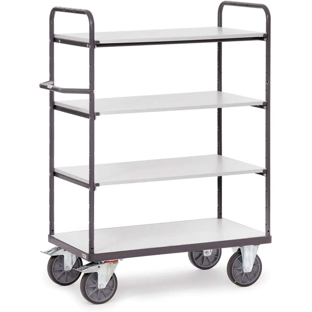 [9201] FETRA Chariot ESD, 4 plateaux et 2 ridelles ouvertes