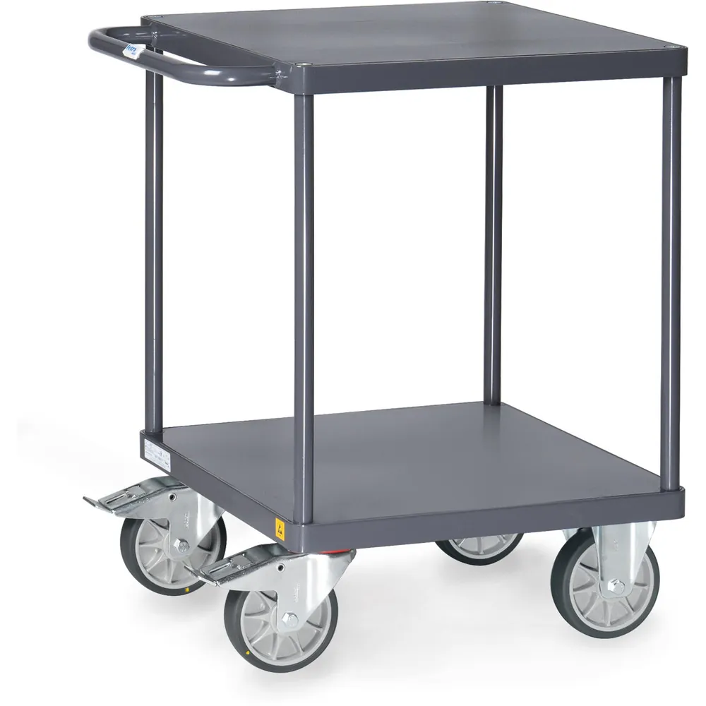 [9496B] Fetra ESD-Tafelwagen 9496B - flush staalplaat platformen