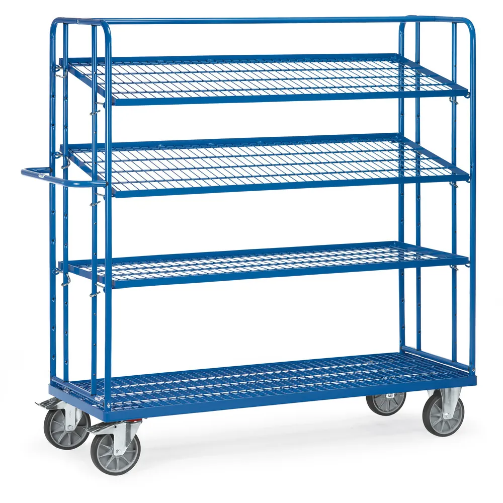 [4496] FETRA Chariot 4 plateaux en treillis (3 inclinables)