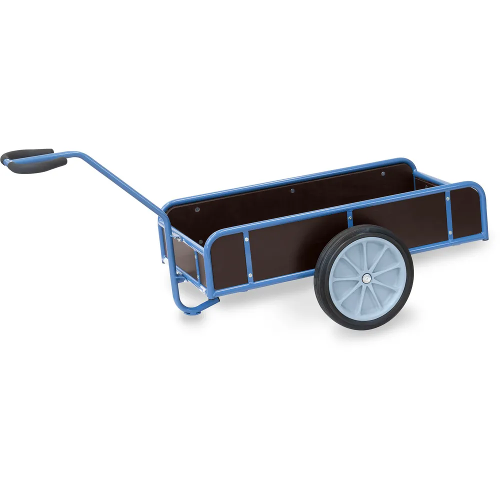 Fetra Handtrekwagen 4109V met 4 wanden - massief rubber