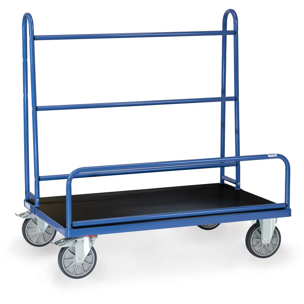 FETRA Chariot porte-panneaux 4433 revêtement caoutchouc