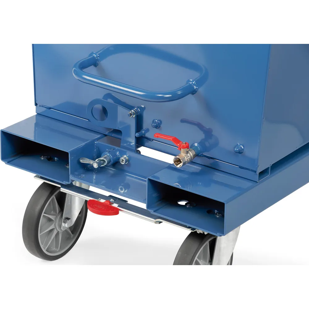 FETRA Chariot benne basculante 800 l avec robinet