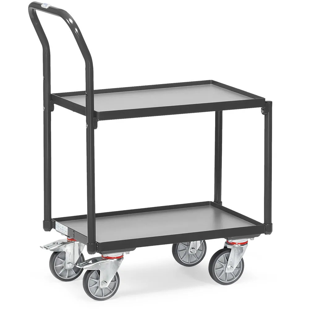 FETRA 135400-7016 Rouleur 2 plateaux avec bordure pour bac