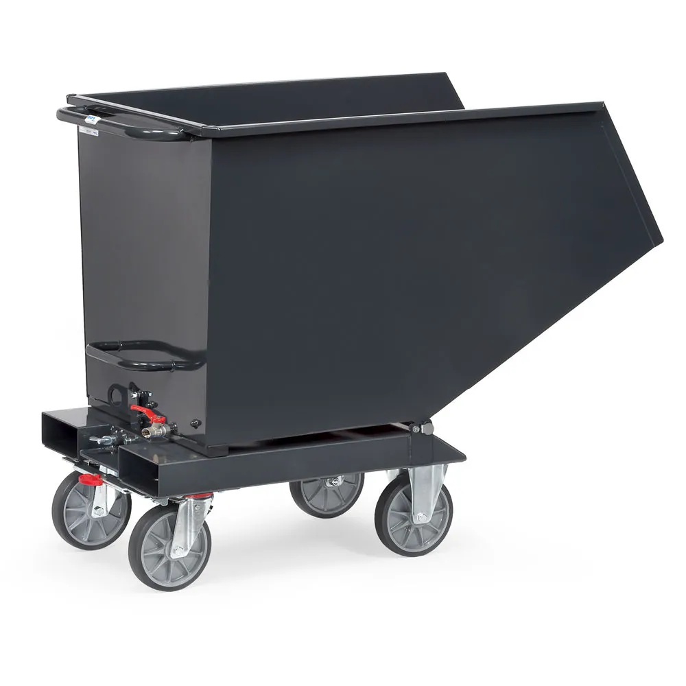 FETRA 4702A-7016 Chariot benne basculante 4702A/7016 avec robinet