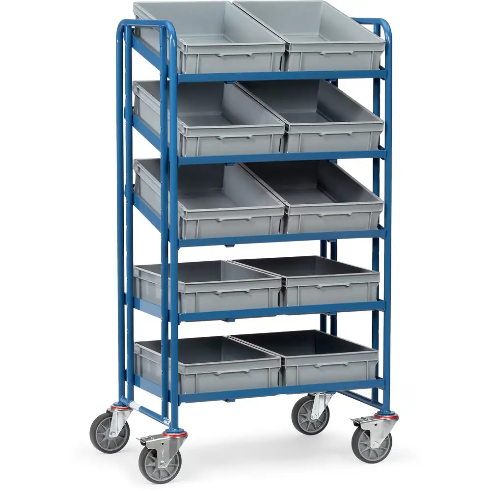 [1372] FETRA 1372 Servante pour bacs 1372 - avec 10 bacs