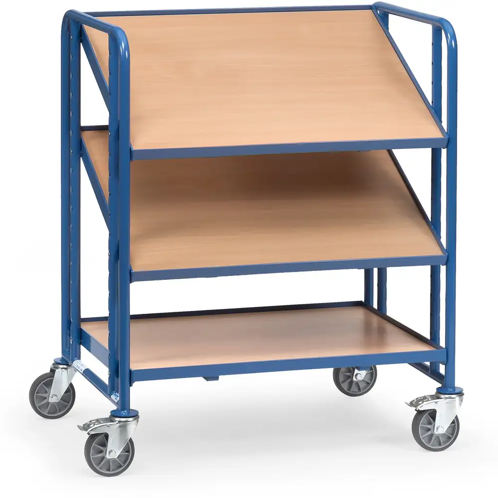 [2391] FETRA 2391 Servante pour bacs avec 3 plateaux