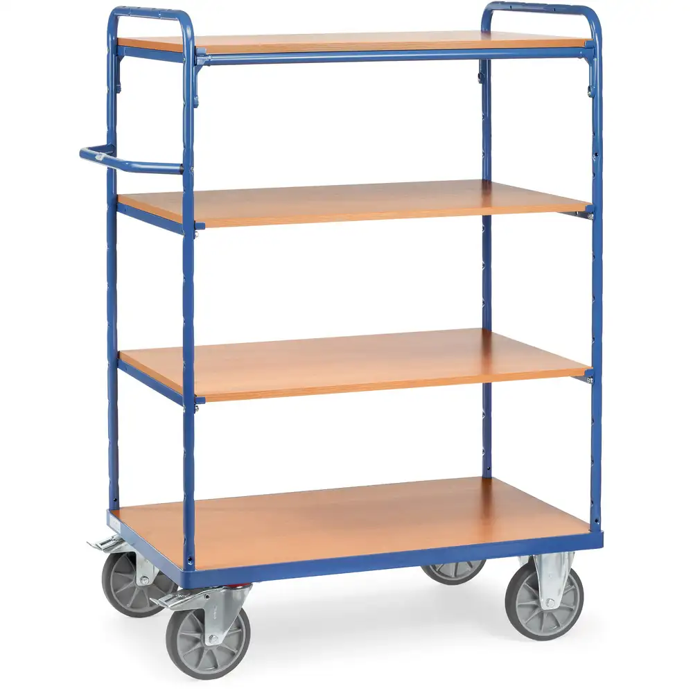 [8203] FETRA 8203 Chariot 4 plateaux, 2 ridelles ouvertes