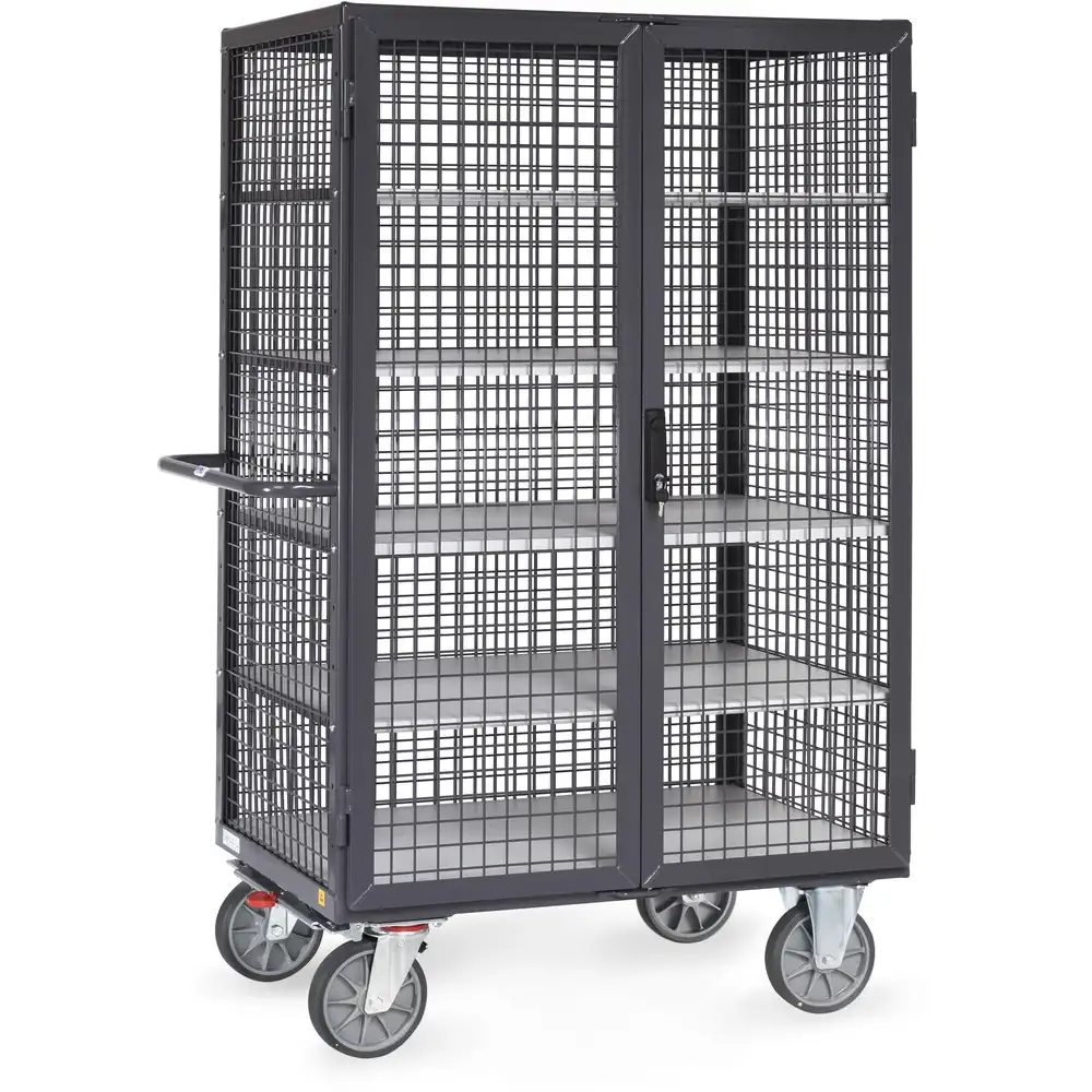 [9392] FETRA 9392 Chariot fermé en treillis ESD, verrouillage