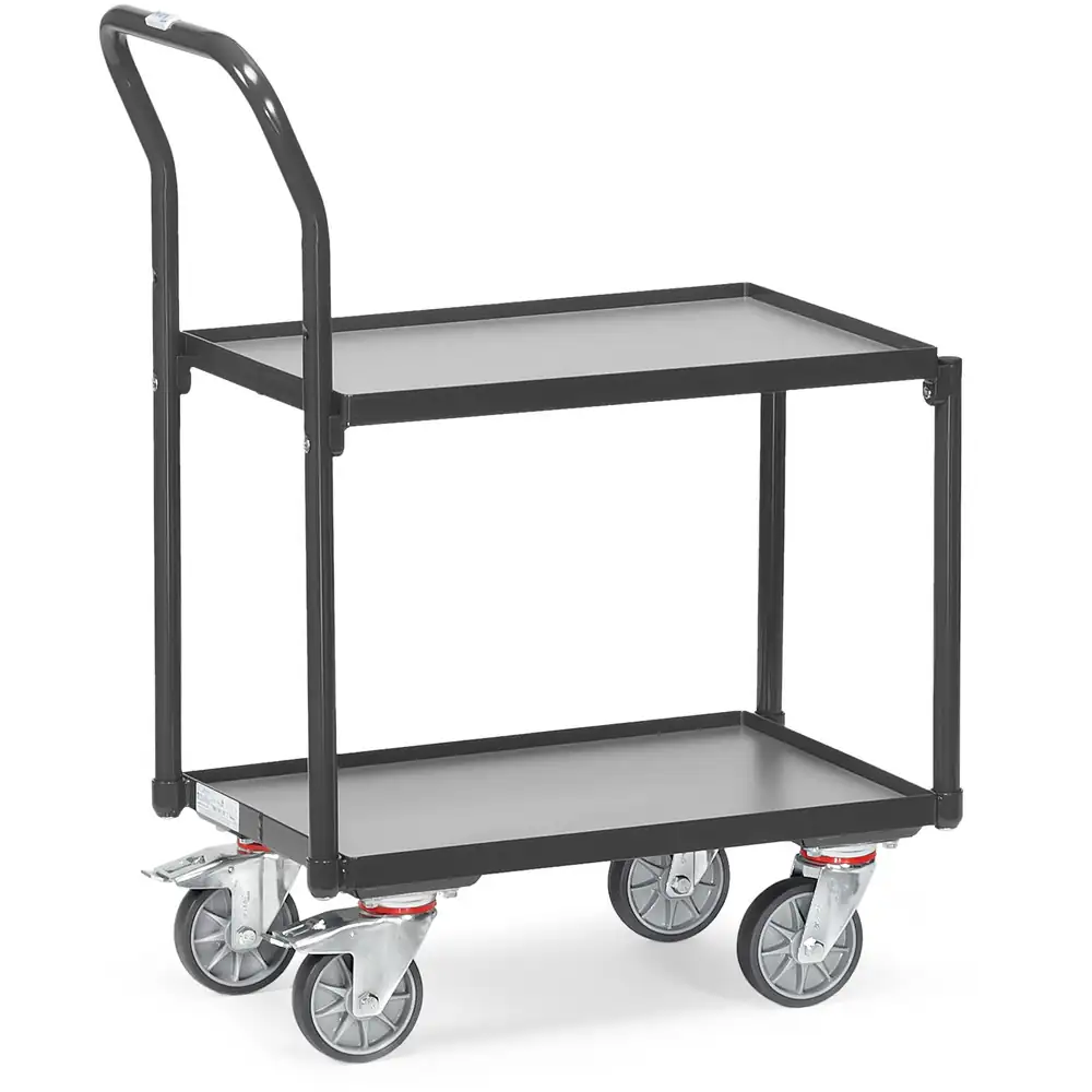 [135400/7016] Fetra Etage rolplateau - 2 etages met rand met duwbeugel
