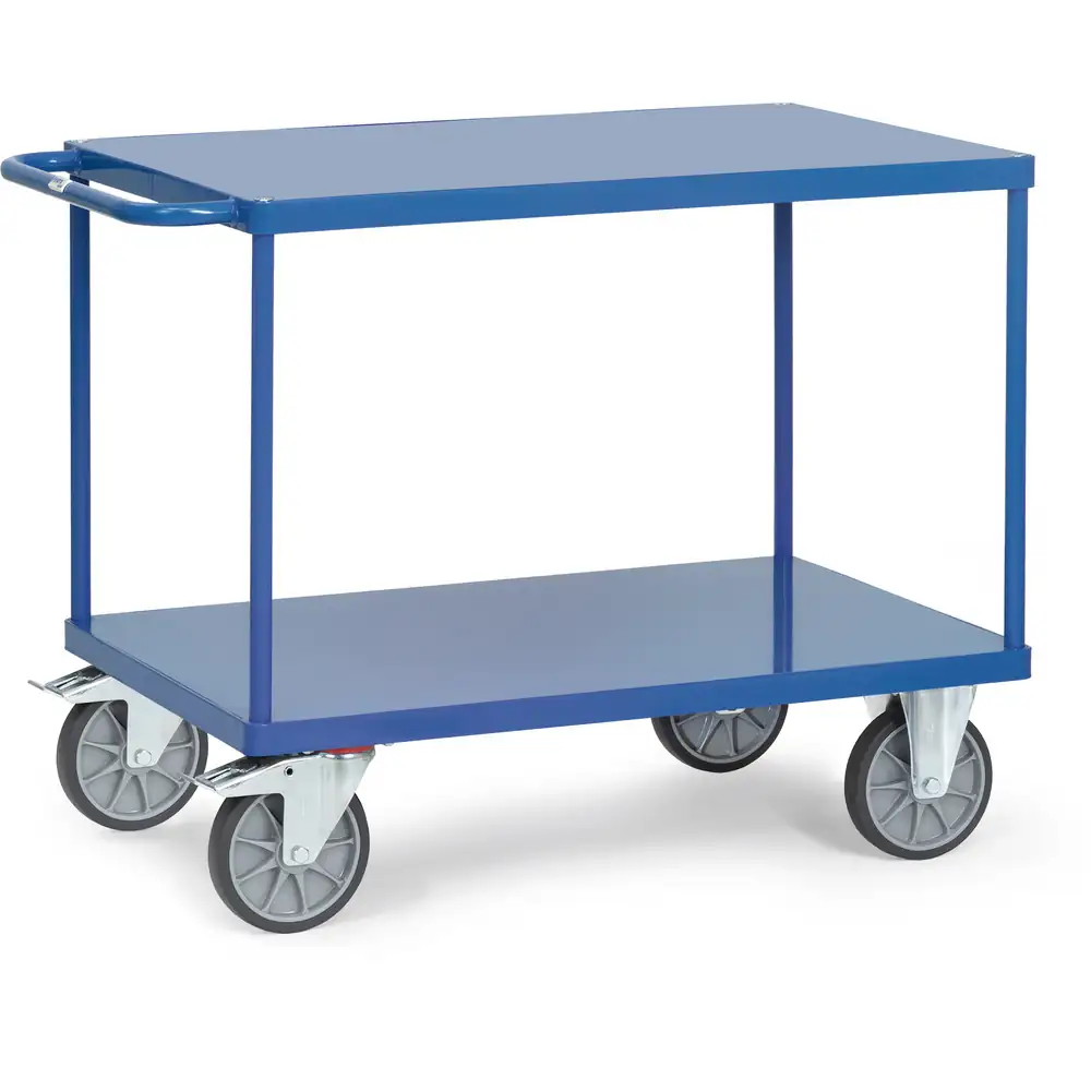 [2403B] Fetra Tafelwagen 2403B - flush staalplaat platformen