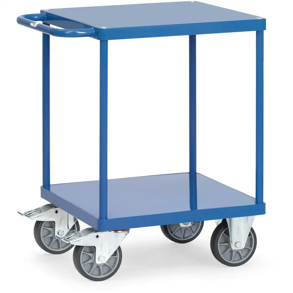 [2496B] Fetra Tafelwagen 2496B - flush staalplaat platformen