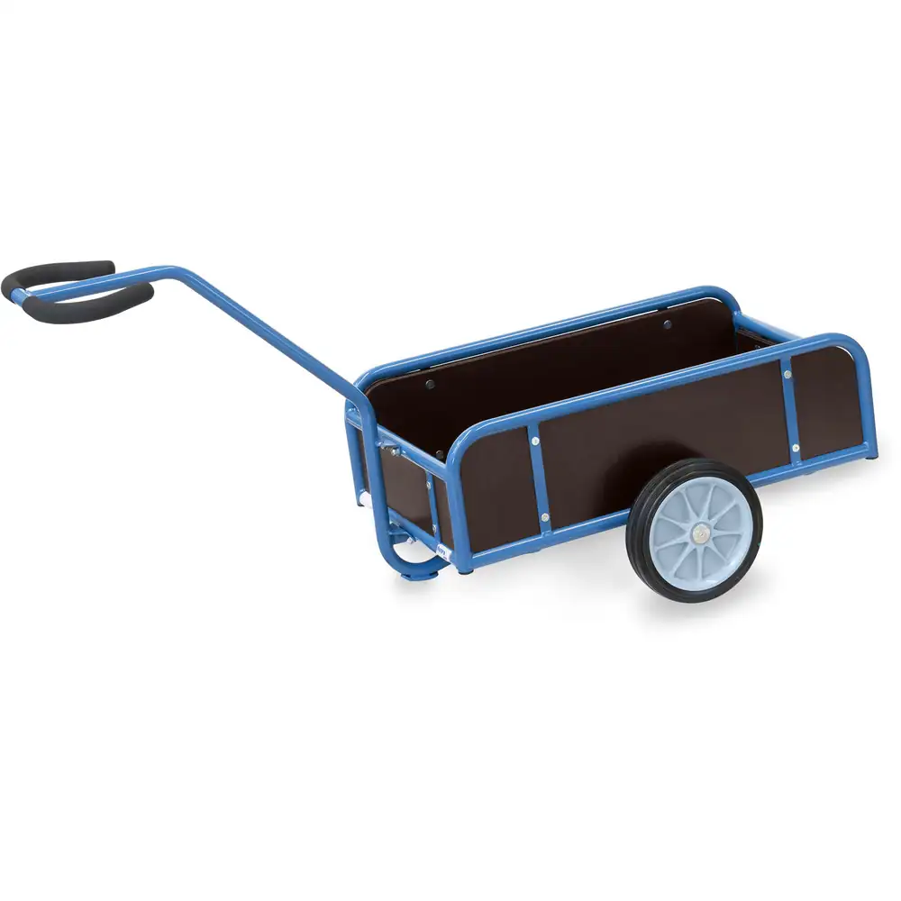 [4107V] Fetra Handtrekwagen 4107V met 4 wanden - massief rubber
