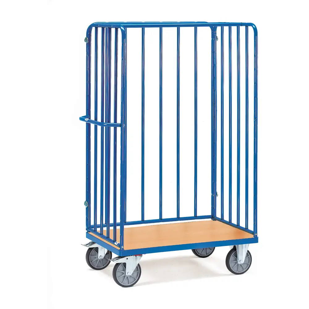 [8382-1] FETRA 8382-1 Chariot haut pour colis, 3 ridelles à barres
